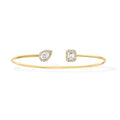 [Luxe Jewellery] JONC FLEX MY TWIN TOI & MOI SILVER DIAMOND BRACELET