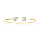 [Luxe Jewellery] JONC FLEX MY TWIN TOI & MOI SILVER DIAMOND BRACELET