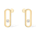 [Luxe Jewellery] MOVE UNO SMALL 1 DIAMOND EARRINGS