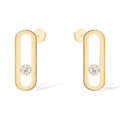 [LUXE JEWELRY]MOVE UNO SMALL 1 DIAMOND EARRINGS