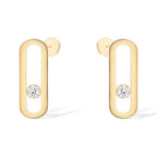 [LUXE JEWELRY]MOVE UNO SMALL 1 DIAMOND EARRINGS