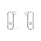[Luxe Jewellery] MOVE UNO SMALL 1 DIAMOND EARRINGS