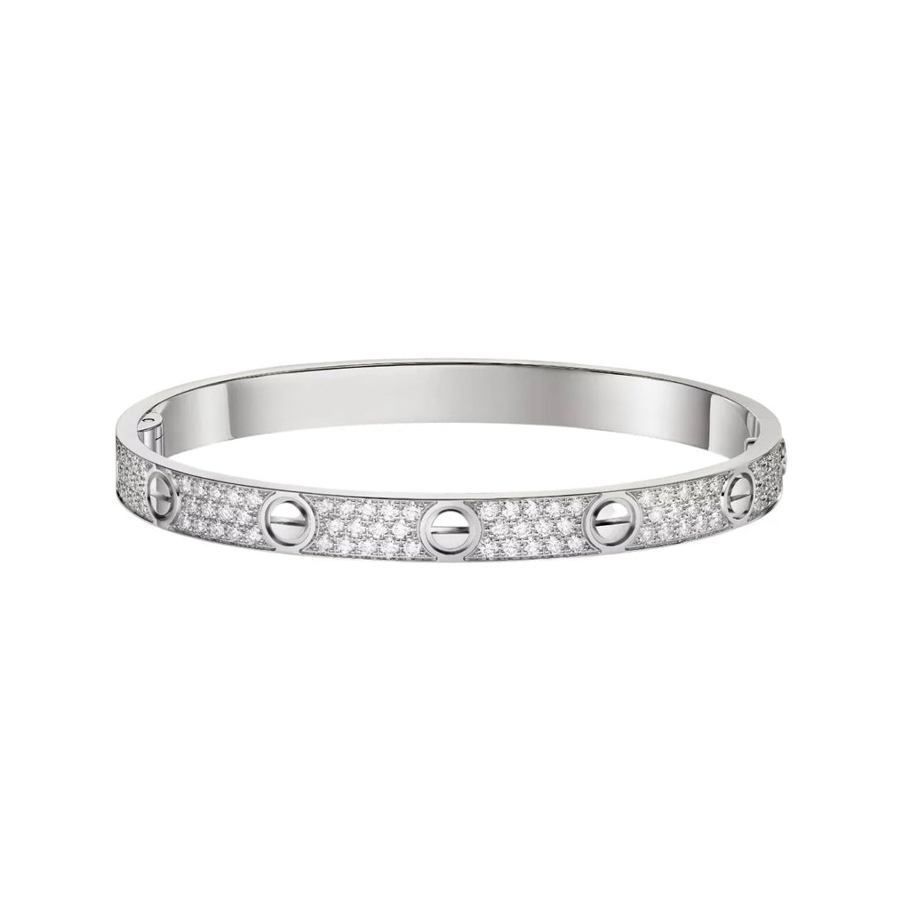 [LUXE JEWELRY] LOVE BRACELET 6.1MM DIAMOND-PAVED