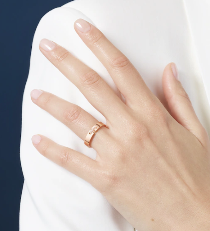 [LUXE JEWELRY]ALLIANCE LIENS VIDENCE DIAMOND 4MM RING