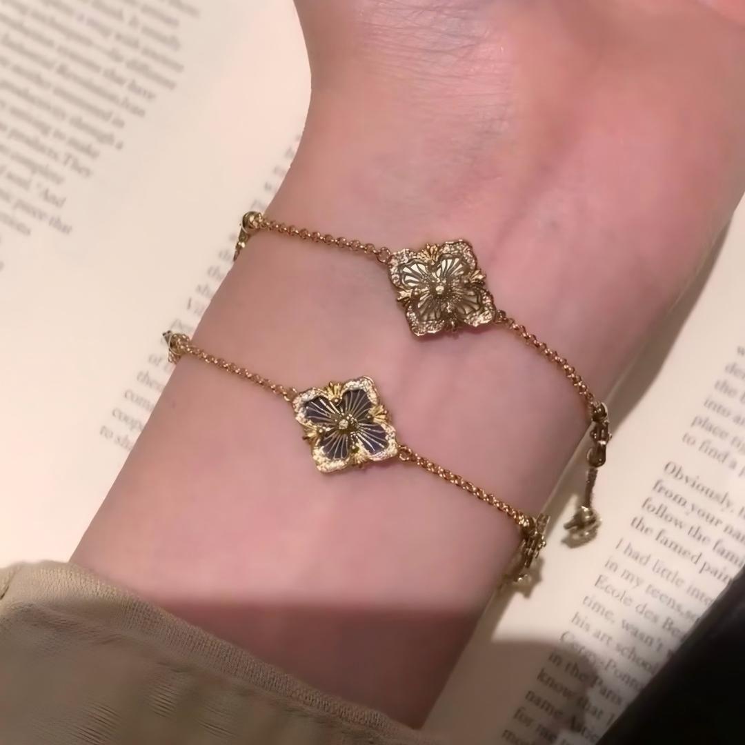 [LUXE JEWELRY] OPERA TULLE ENAMEL BRACELET