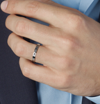 [LUXE JEWELRY]ALLIANCE LIENS VIDENCE 3MM RING