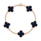 [LUXE JEWELRY]CLOVER 5 MOTIF PIETERSITE BRACELET COLLECTION