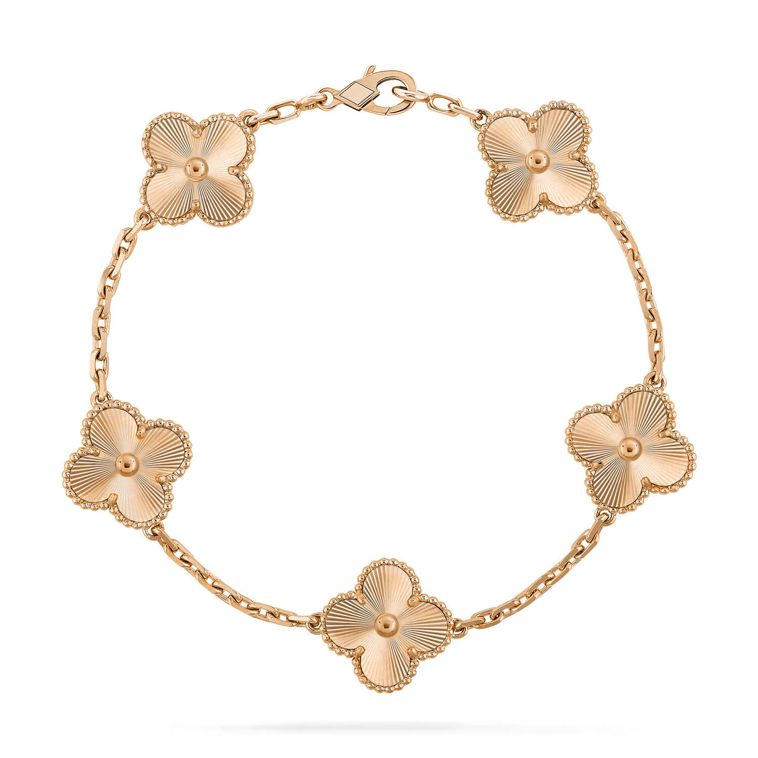 [LUXE JEWELRY] CLOVER 5 MOTIF LASER BRACELET COLLECTION