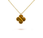 [LUXE JEWELRY]CLOVER MINI 9.5MM CARNELIANS NECKLACE COLLECTION