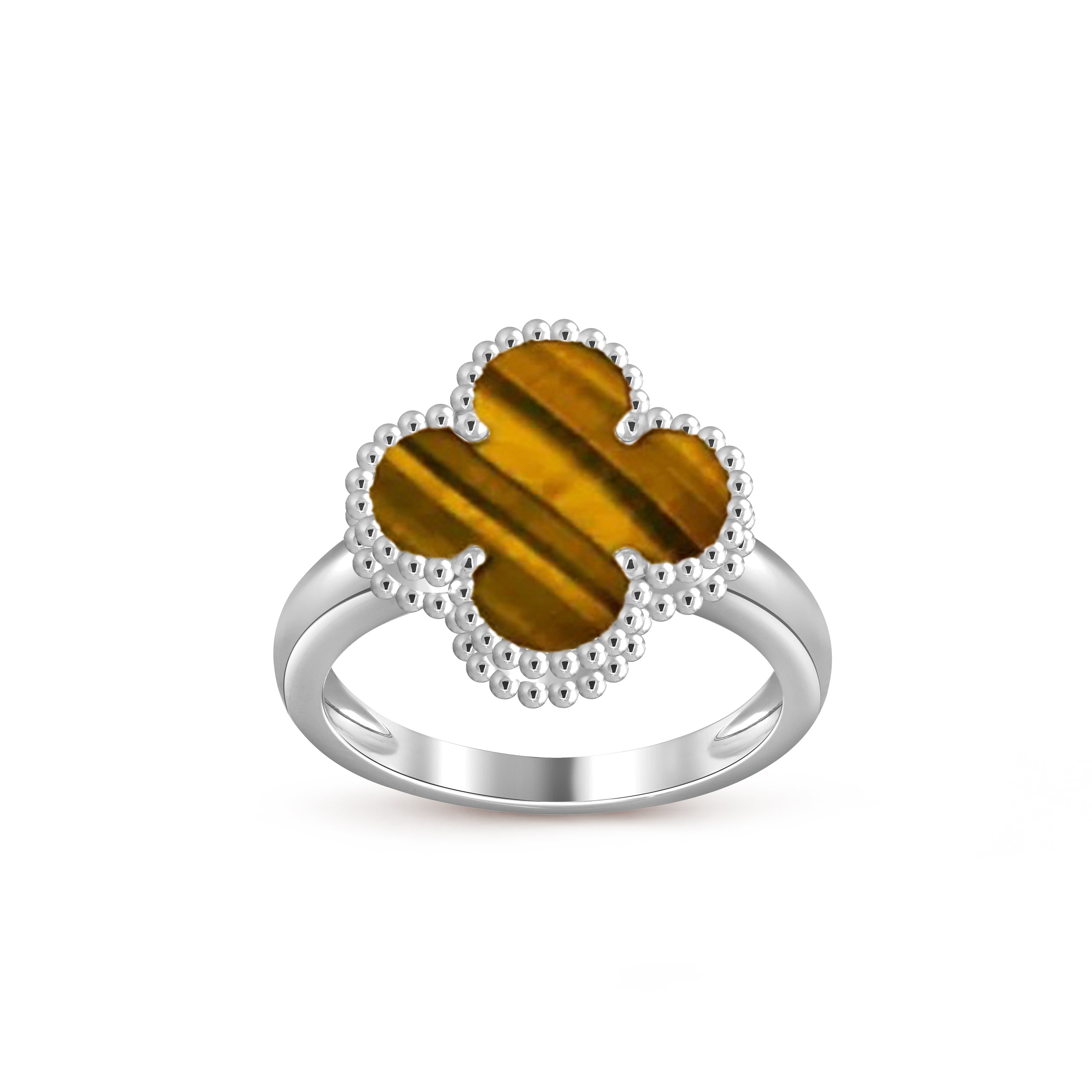 [LUXE JEWELRY]CLOVER SILVER RING COLLECTION