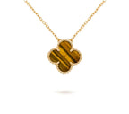 [LUXE JEWELRY]CLOVER 15MM SINGLE FLOWER NECKLACE COLLECTION