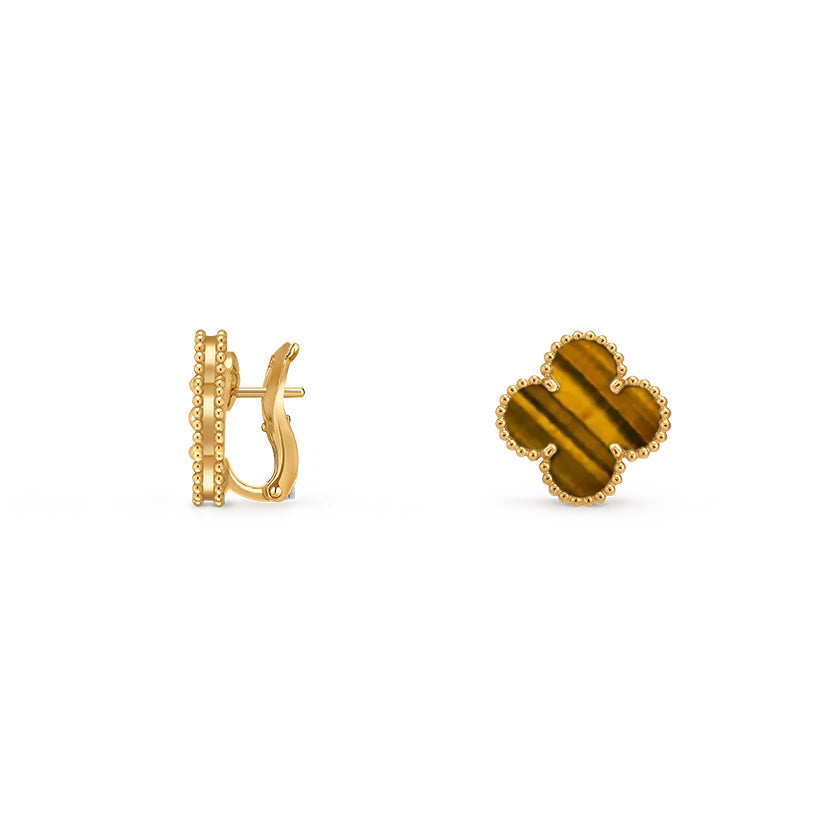 [LUXE JEWELRY]CLOVER 15MM MOP EARRINGS COLLECTION
