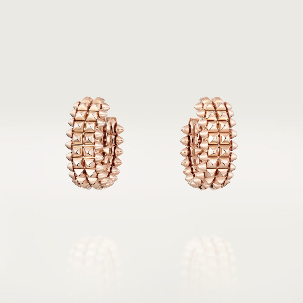[LUXE JEWELRY] CLASH 9.2MM DOUBLE ROW EARRINGS