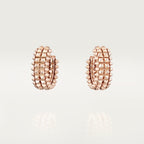 [LUXE JEWELRY] CLASH 9.2MM DOUBLE ROW EARRINGS