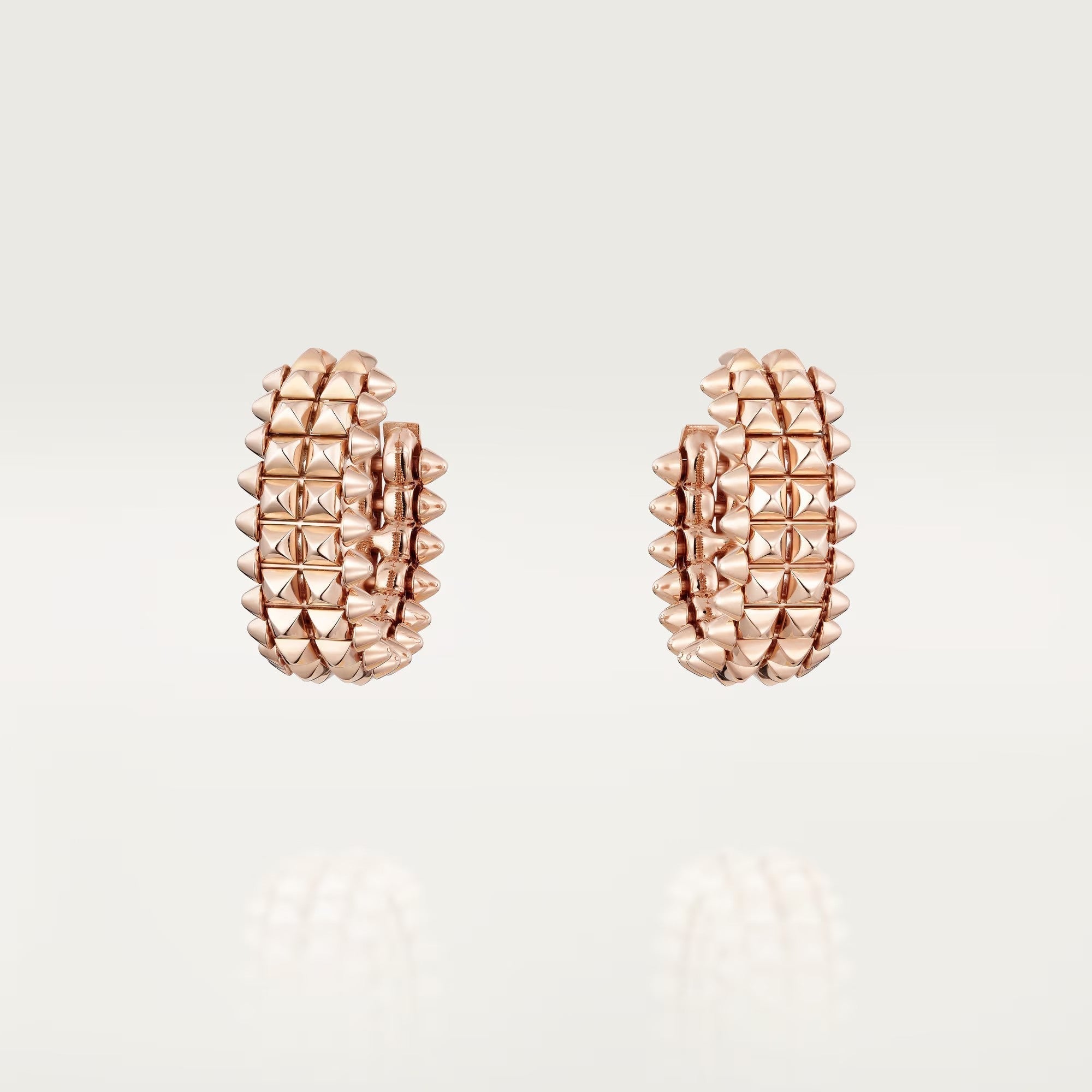 [LUXE JEWELRY] CLASH 9.2MM DOUBLE ROW EARRINGS