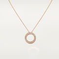 [LUXE JEWELRY] LOVE NECKLACE 16MM  FULL DIAMOND