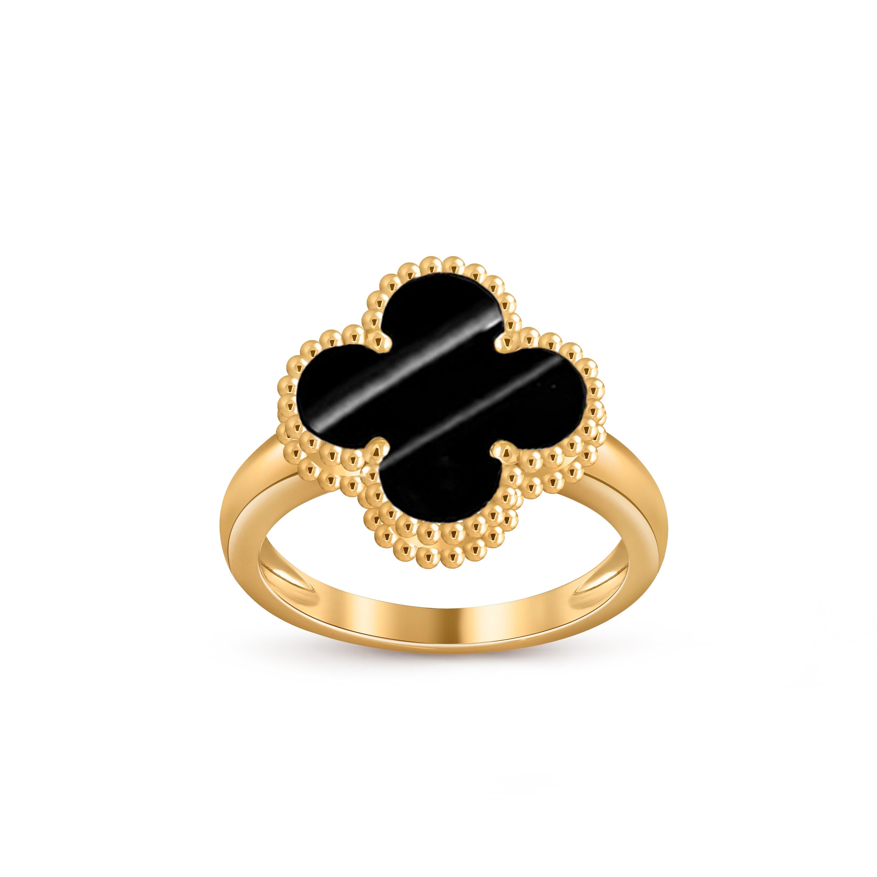 [LUXE JEWELRY]CLOVER RING GOLD COLLECTION