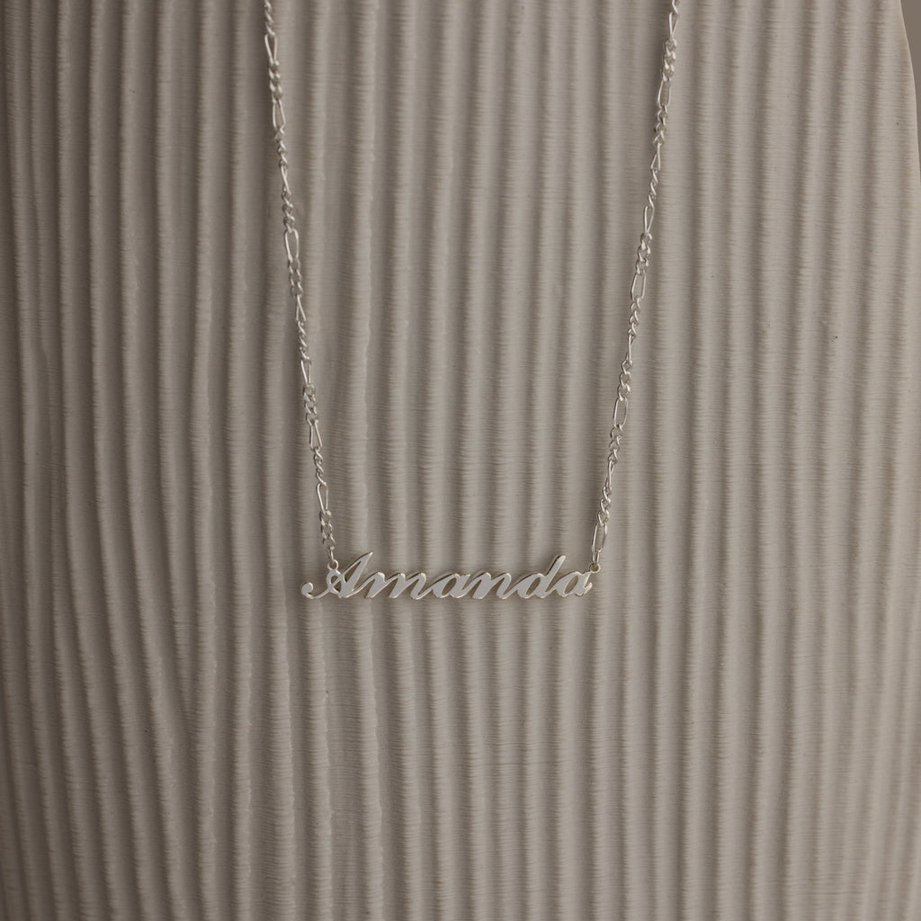 Carrie Figaro Chain Name Necklace