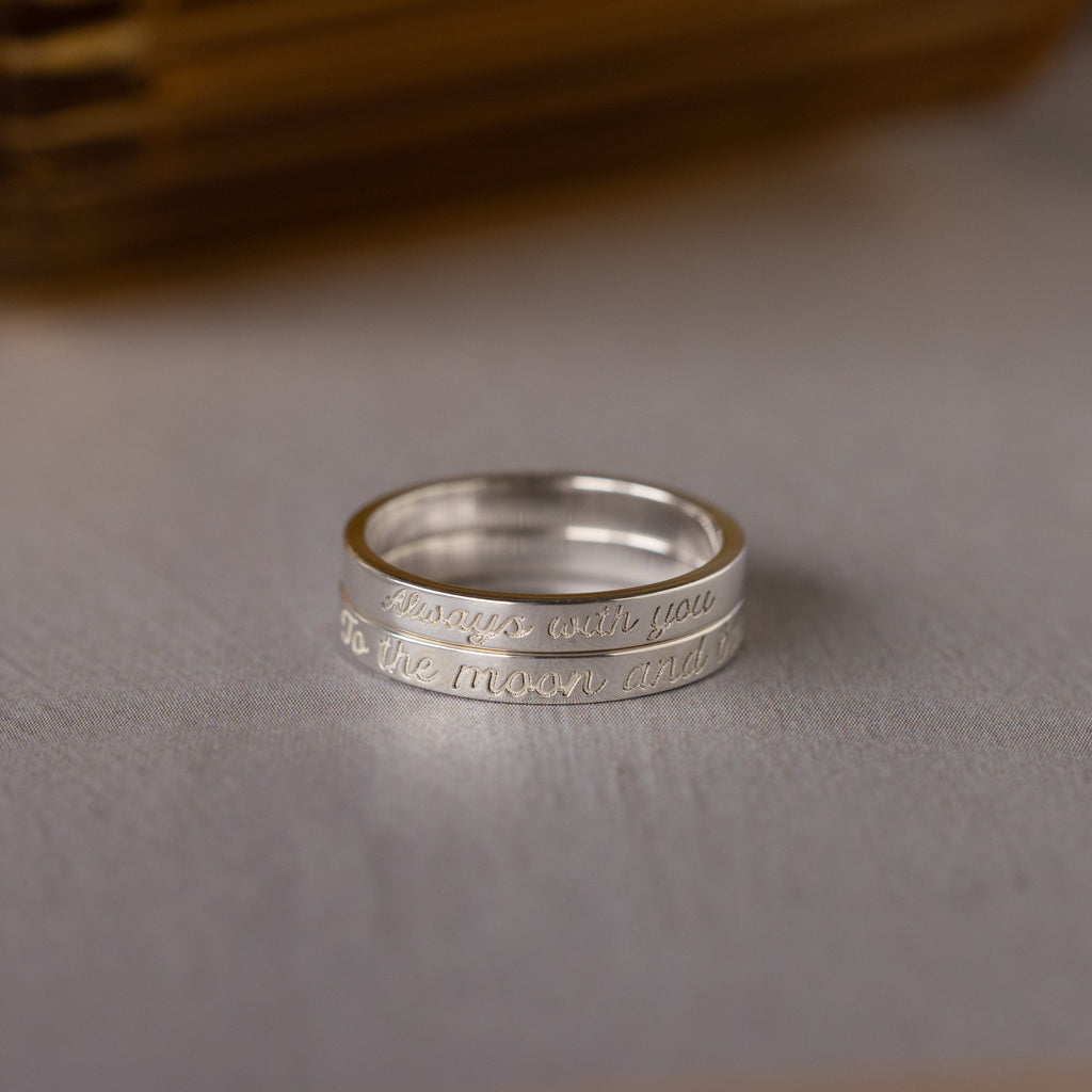 Ann Thin Message Ring