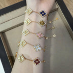 [LUXE JEWELRY] OPERA 5 MOTIFS TULLE ENAMEL BRACELET