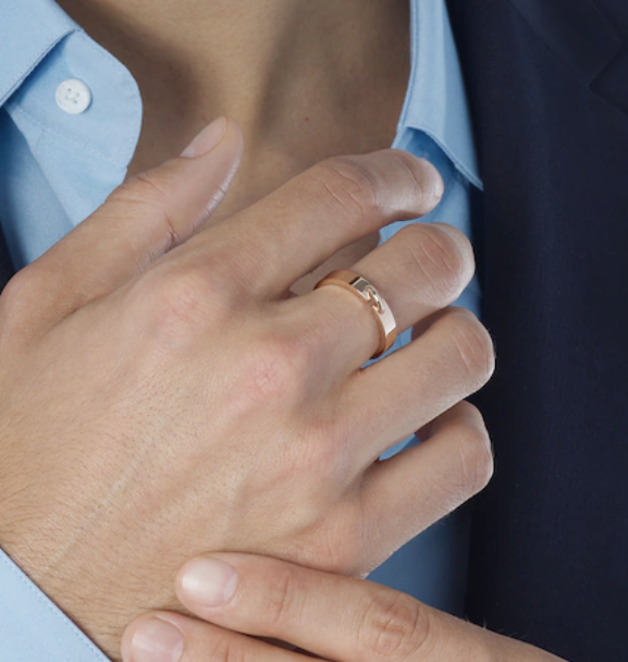 [LUXE JEWELRY]ALLIANCE LIENS VIDENCE 4MM RING