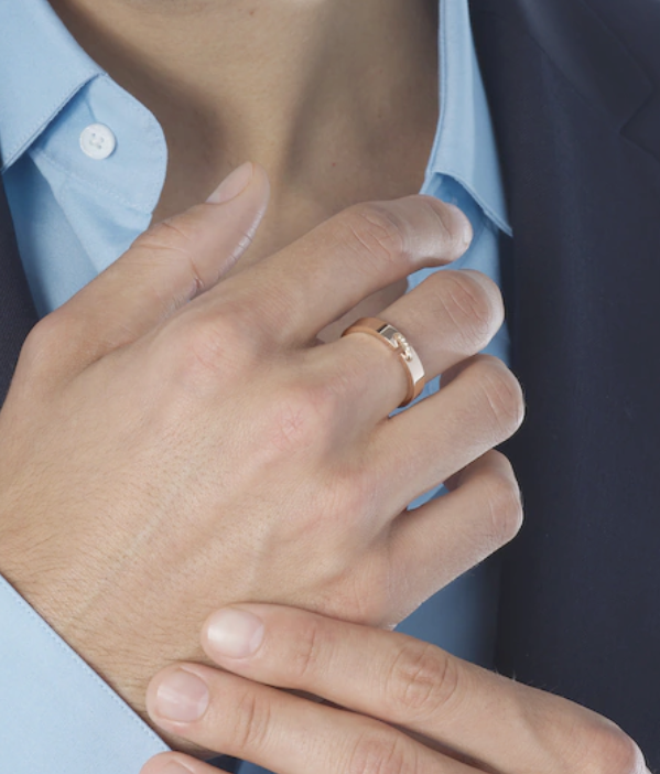 [LUXE JEWELRY]ALLIANCE LIENS VIDENCE DIAMOND 4MM RING