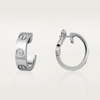 [LUXE JEWELRY] LOVE EARRINGS 5.7MM 2 DIAMONDS