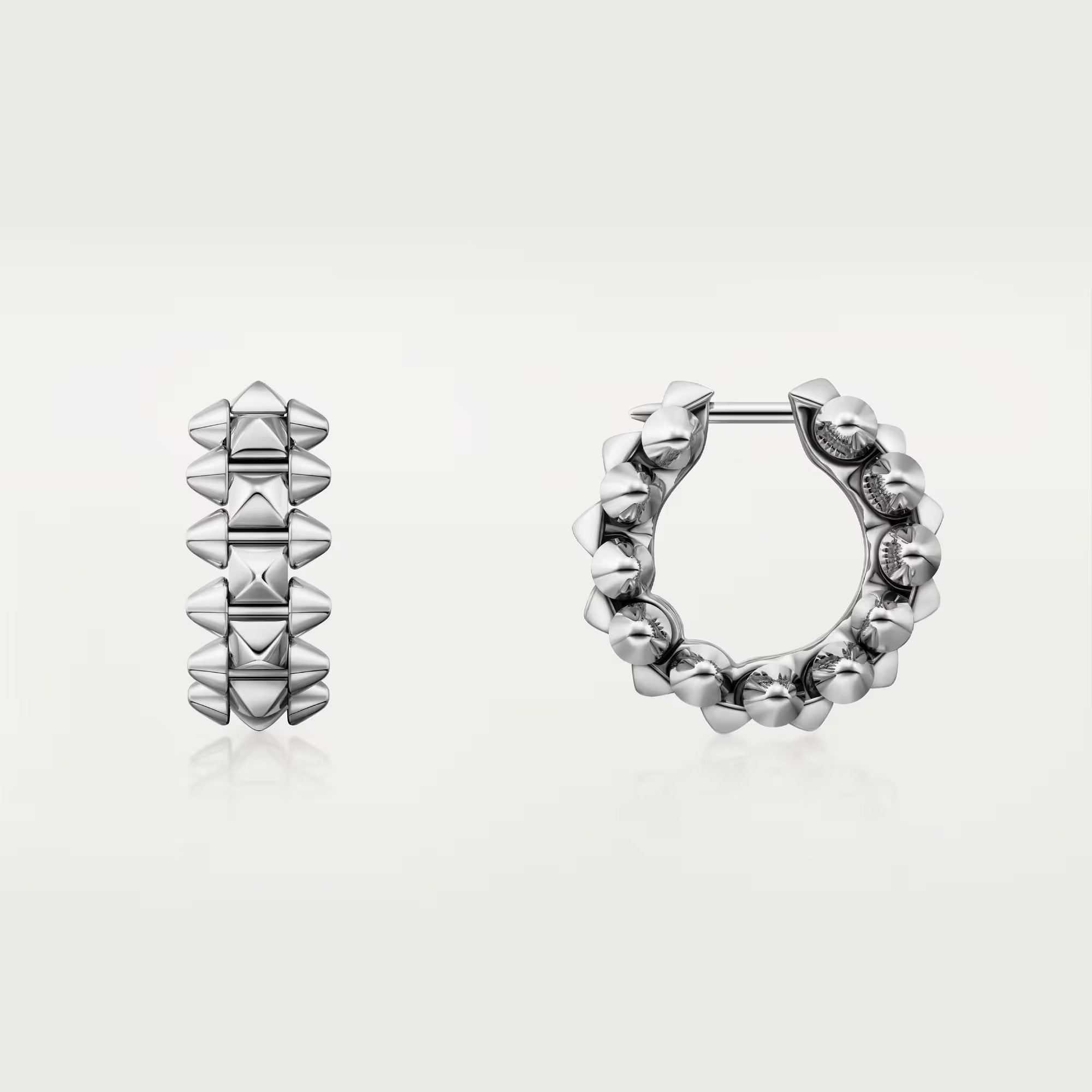 [LUXE JEWELRY] CLASH MINI HOOP EARRINGS