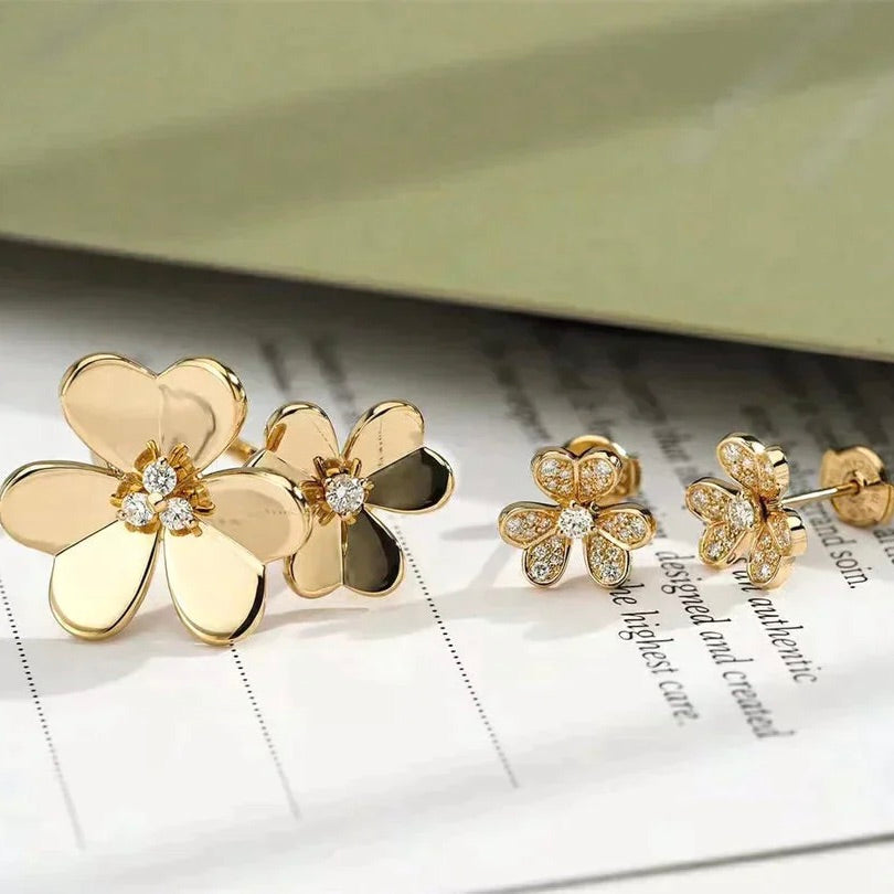 [LUXE JEWELRY]CLOVER COMOS GOLD DIAMOND RING