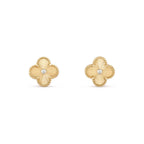 [LUXE JEWELRY]CLOVER  15MM DIAMOND EARRINGS COLLECTION