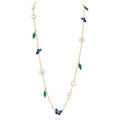 [Luxe Jewellery] LUCKY SPRING BUTTERFLY 15 FLOWER NECKLACE