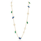 [Luxe Jewellery] LUCKY SPRING BUTTERFLY 15 FLOWER NECKLACE