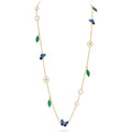 [LUXE JEWELRY] LUCKY SPRING BUTTERFLY 15 FLOWER NECKLACE