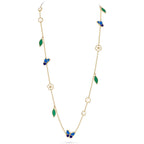 [LUXE JEWELRY] LUCKY SPRING BUTTERFLY 15 FLOWER NECKLACE