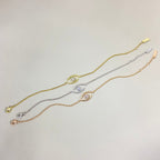 [LUXE JEWELRY]Lucky Eye Pave-Set Diamond Bracelet