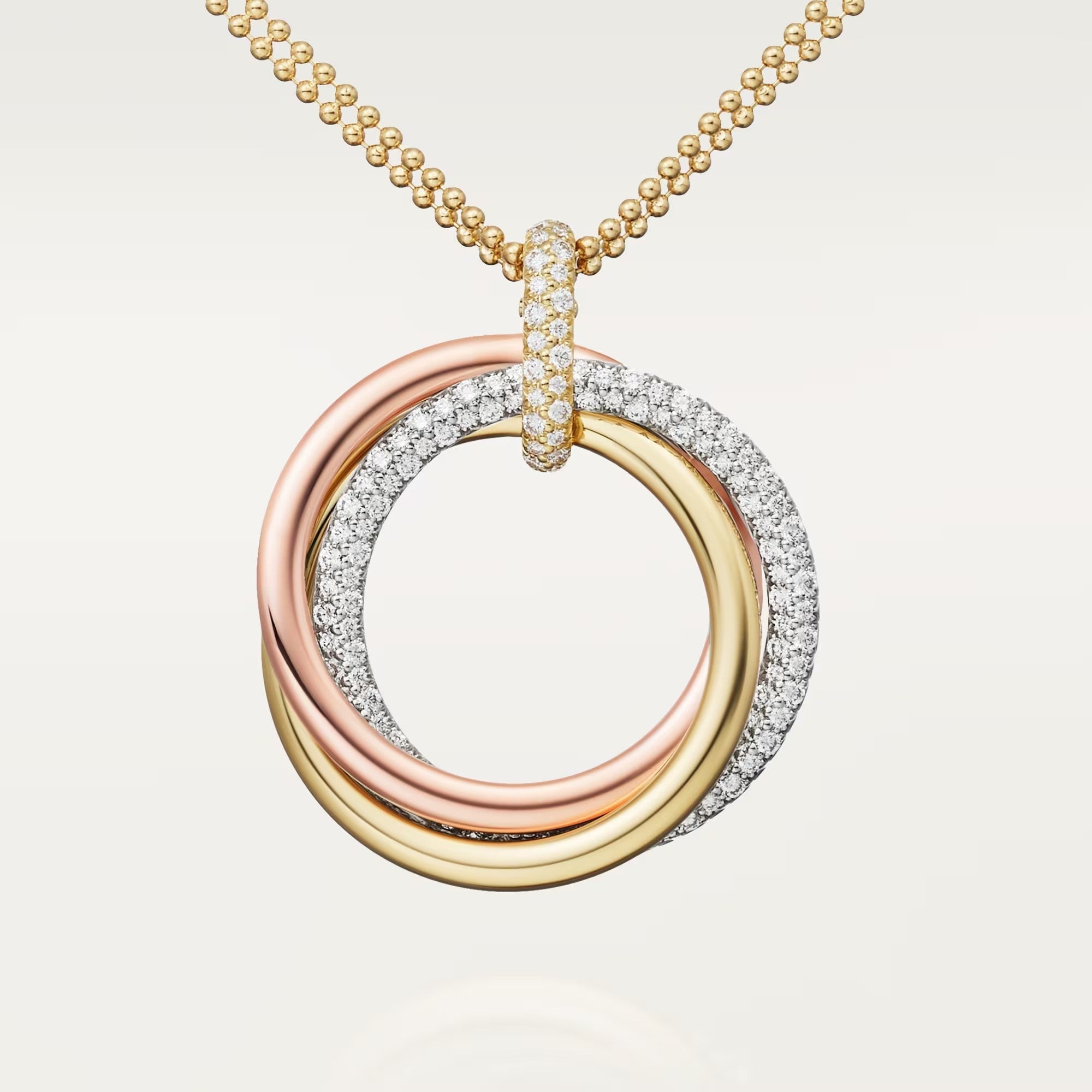 [LUXE JEWELRY] TRINITY LARGE NECKLACE