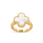 [LUXE JEWELRY]CLOVER RING GOLD COLLECTION