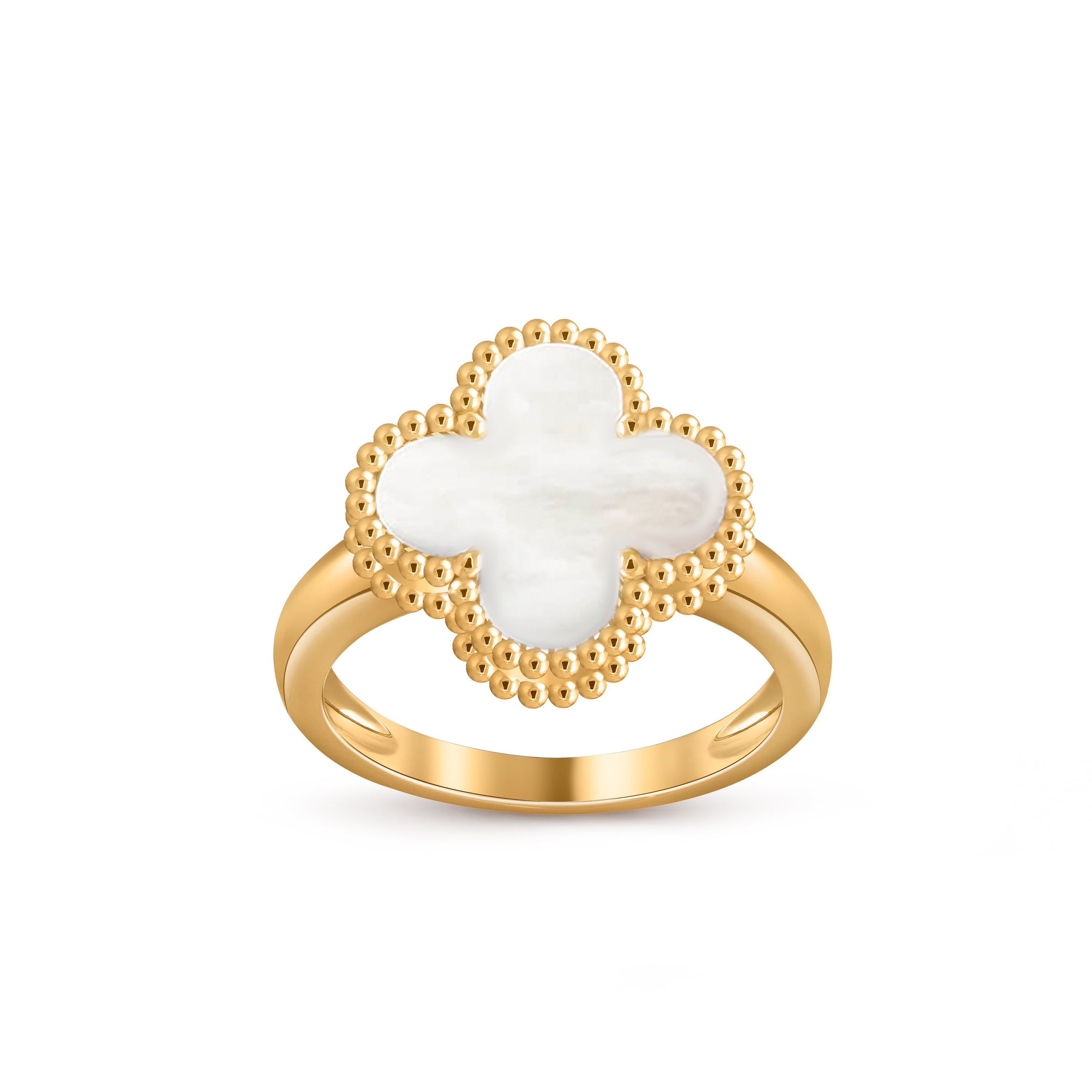 [LUXE JEWELRY]CLOVER RING GOLD COLLECTION