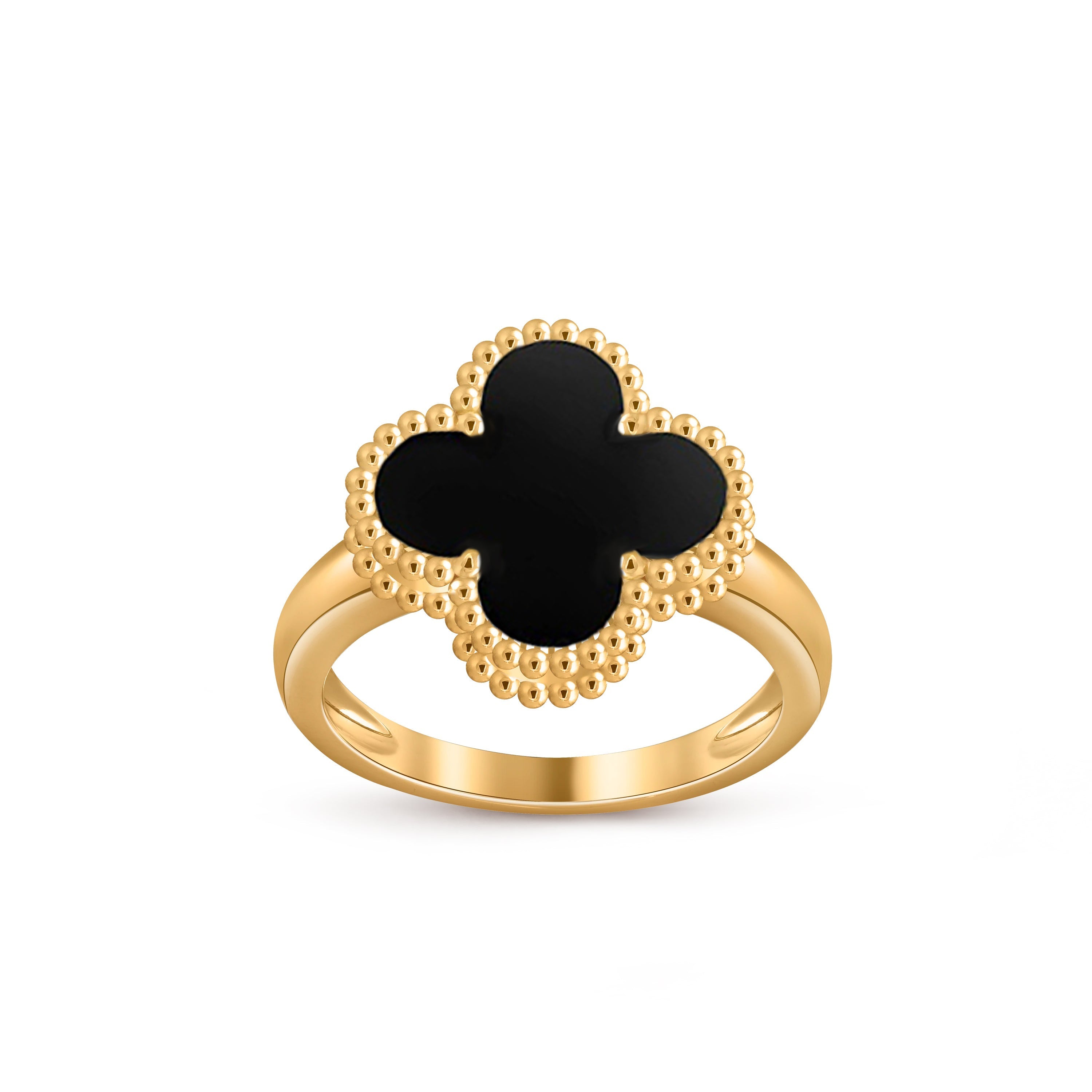[LUXE JEWELRY]CLOVER RING GOLD COLLECTION
