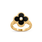 [LUXE JEWELRY]CLOVER DIAMOND RING GOLD COLLECTION