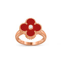 [LUXE JEWELRY]CLOVER DIAMOND RING ROSE GOLD COLLECTION
