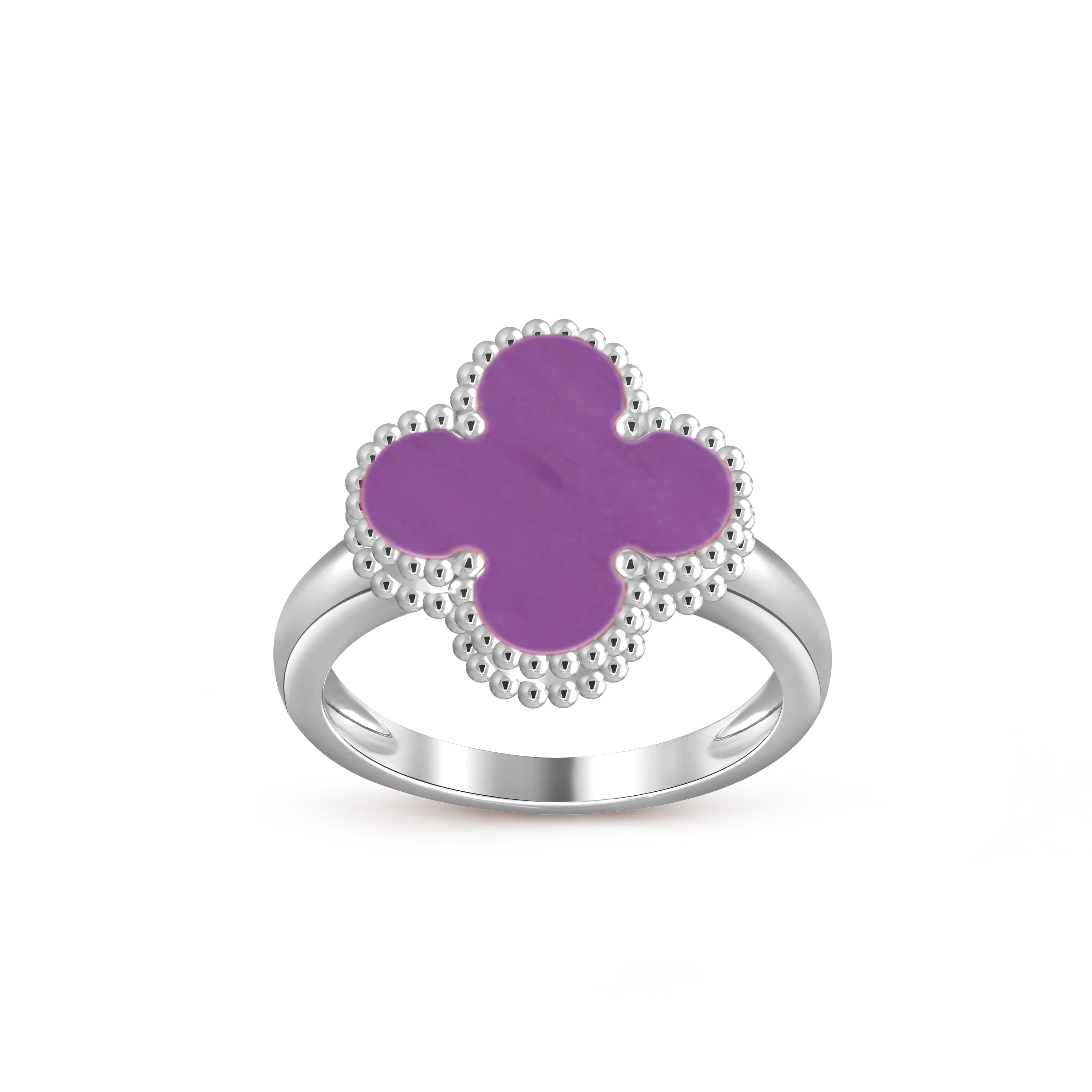 [LUXE JEWELRY]CLOVER SILVER RING COLLECTION