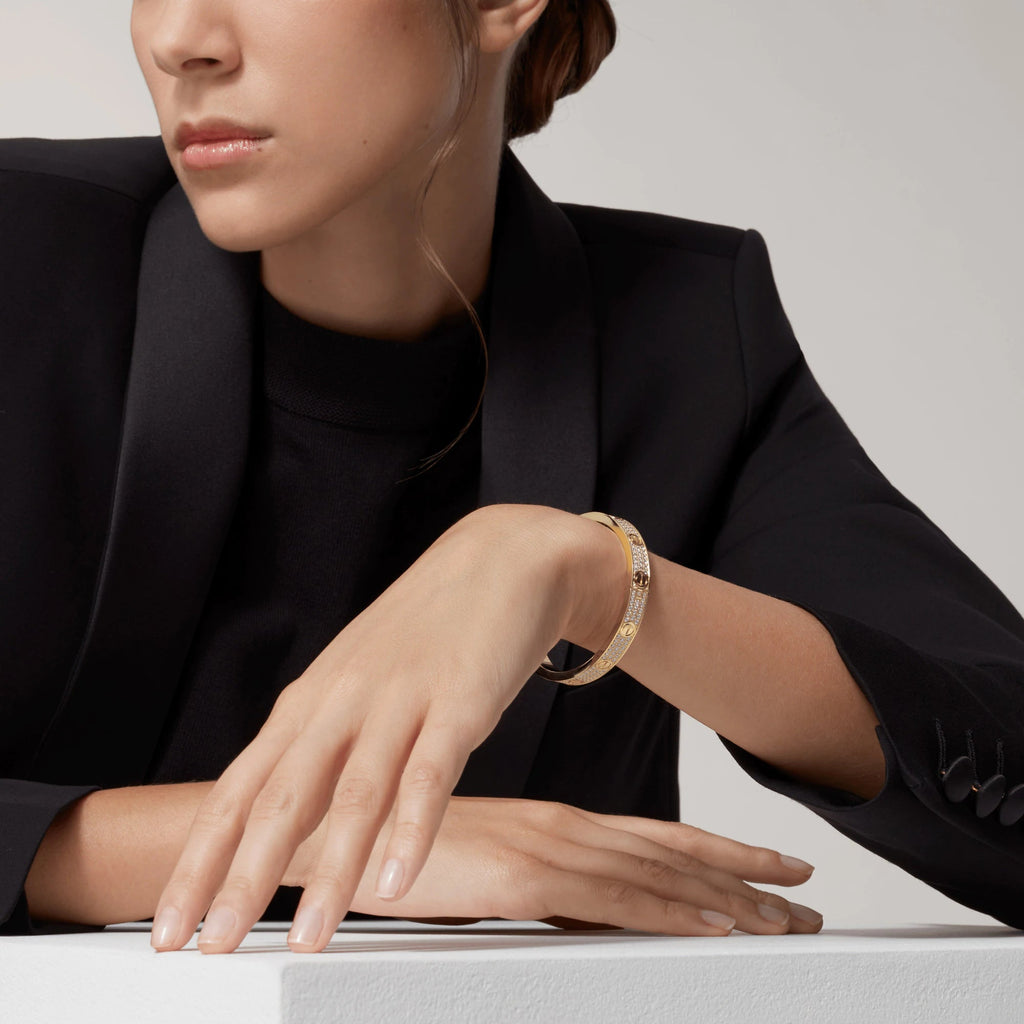 [Luxe]LOVE BRACELET 6.1MM DIAMOND-PAVED