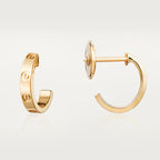 [Luxe]LOVE EARRINGS 2.65MM PINK GOLD