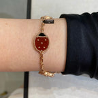 [LUXE JEWELRY]LUCKY SPRING 5 MOTIF BRACELET