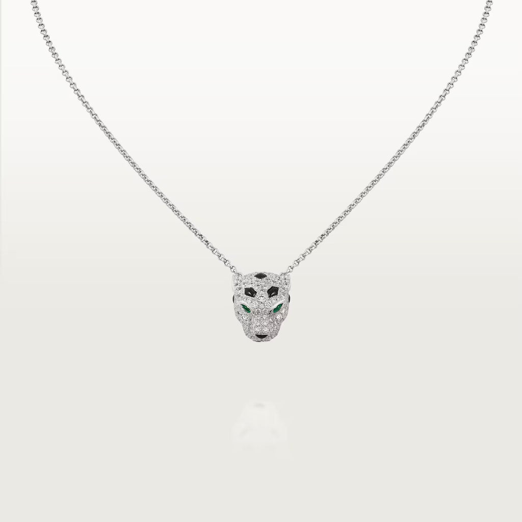 [LUXE JEWELRY] PANTHERE FULL DIAMOND NECKLACE