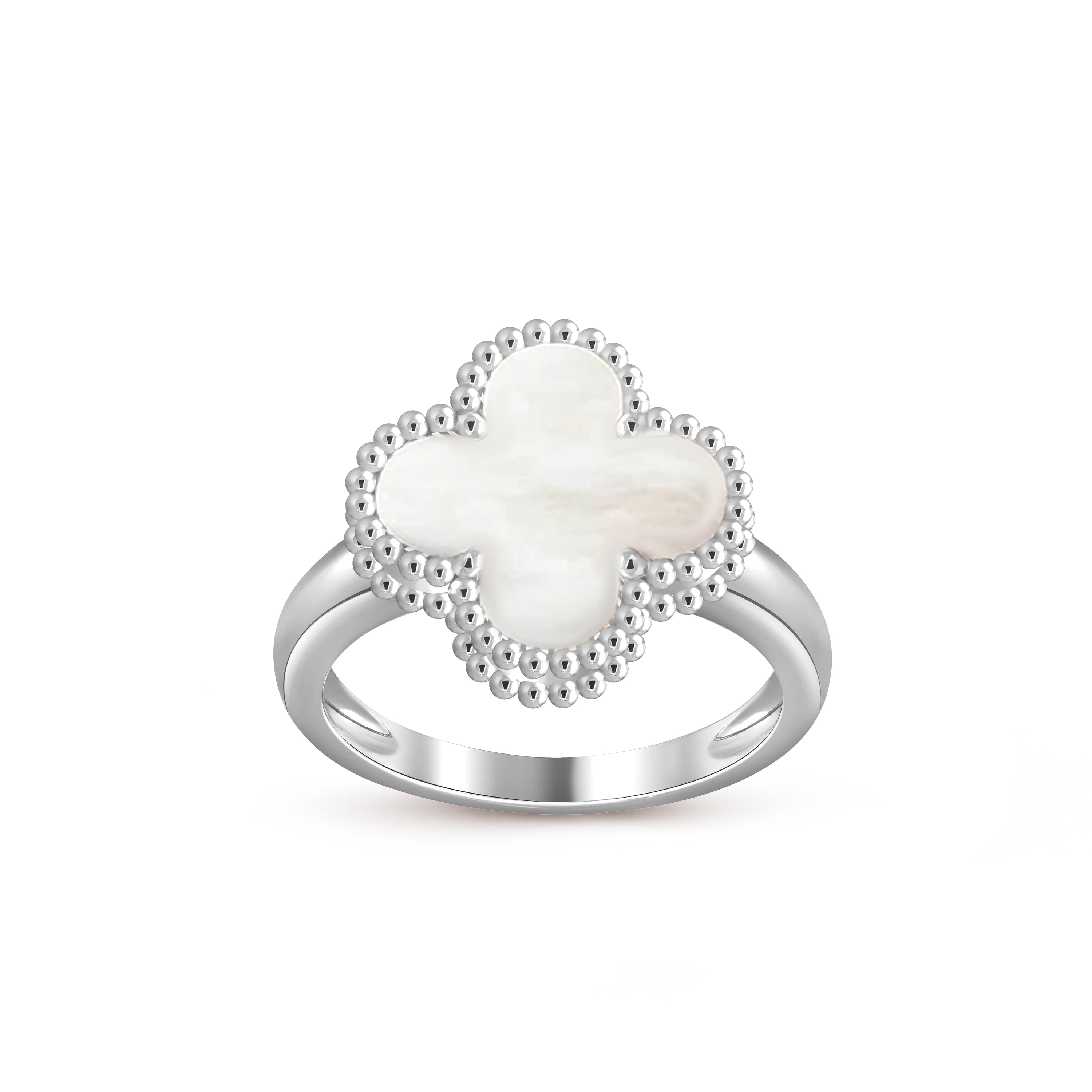 [LUXE JEWELRY]CLOVER SILVER RING COLLECTION