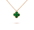 [LUXE JEWELRY]CLOVER MINI 9.5MM CARNELIANS NECKLACE COLLECTION