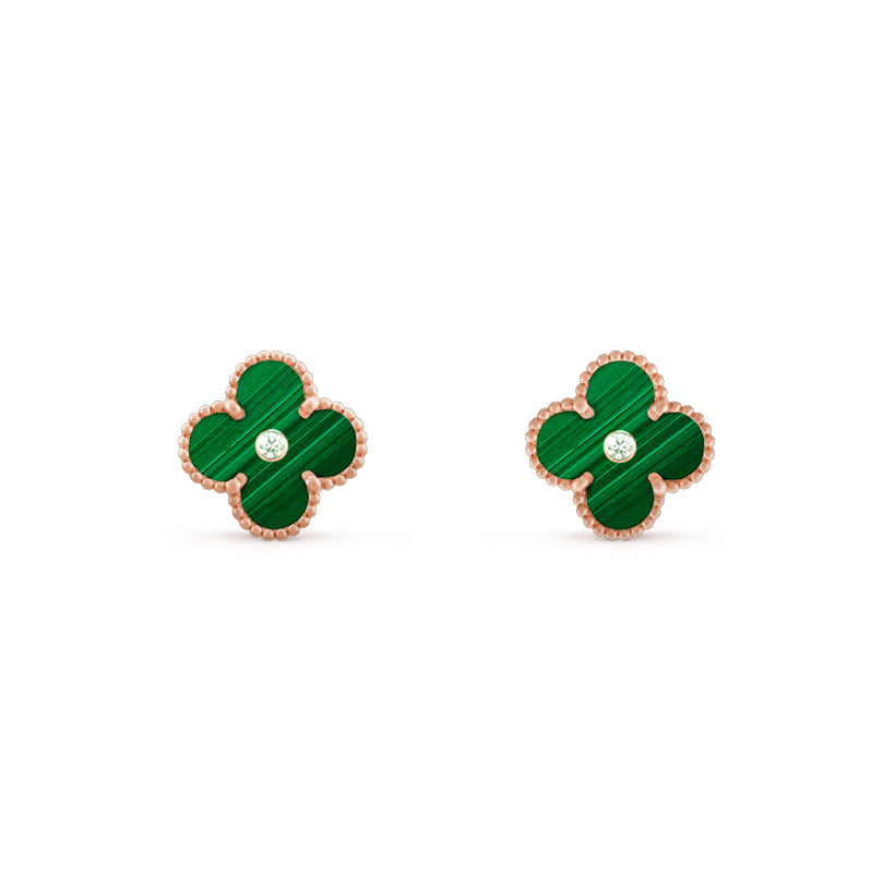 [Luxe]CLOVER  15MM DIAMOND EARRINGS COLLECTION