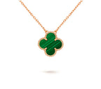 [LUXE JEWELRY]CLOVER 15MM SINGLE FLOWER NECKLACE COLLECTION